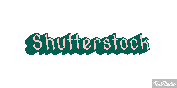 Shutterstock Text effect