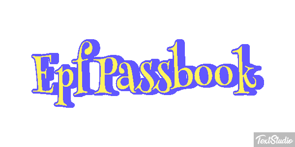 Epf Passbook Efekt tekstowy