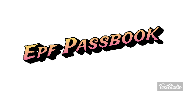 Epf Passbook Efekt tekstowy
