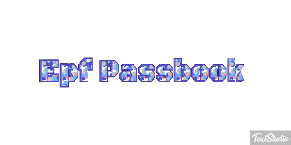 Epf Passbook Efekt tekstowy