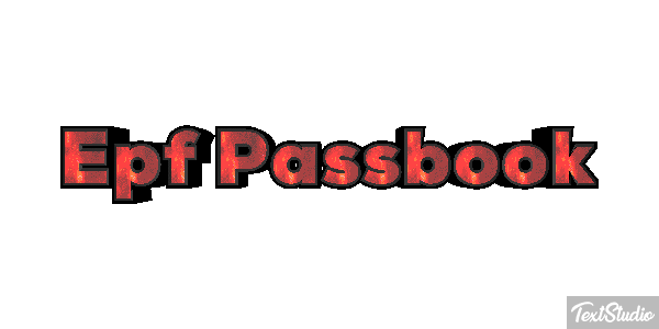 Epf Passbook Efekt tekstowy