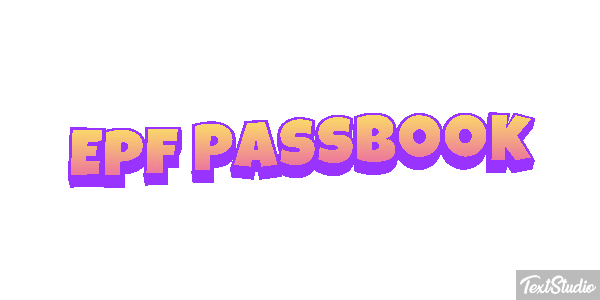 Epf Passbook Efekt tekstowy
