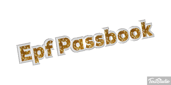 Epf Passbook Efekt tekstowy