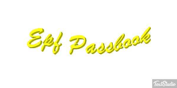 Epf Passbook Efekt tekstowy
