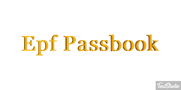 Epf Passbook Efekt tekstowy