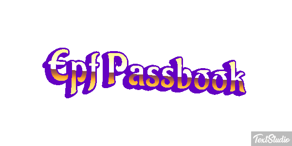 Epf Passbook Efekt tekstowy