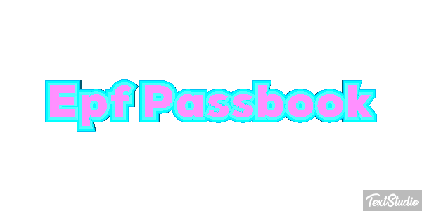 Epf Passbook Efekt tekstowy