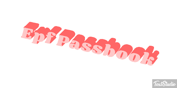 Epf Passbook Efekt tekstowy
