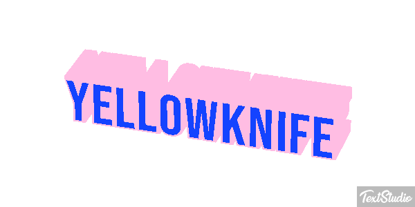 Yellowknife Texteffekt