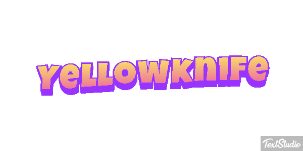 Yellowknife Texteffekt