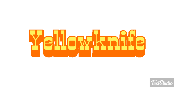 Yellowknife Texteffekt
