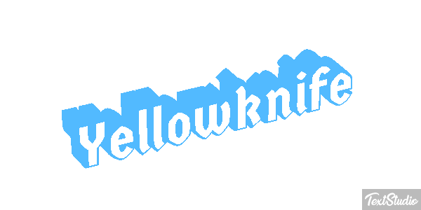 Yellowknife Texteffekt