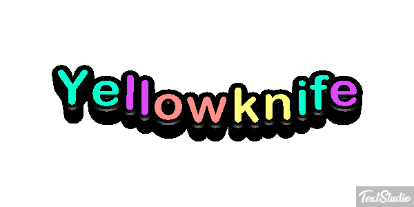 Yellowknife Texteffekt