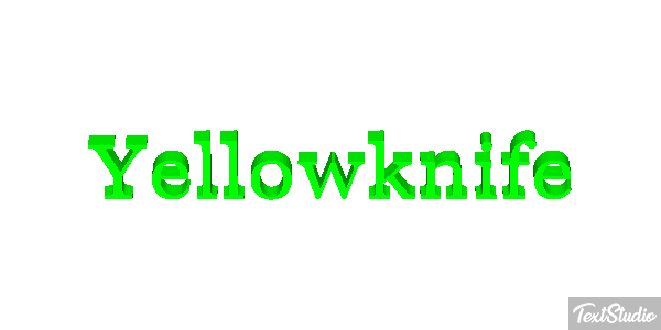 Yellowknife Texteffekt