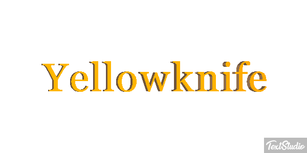 Yellowknife Texteffekt