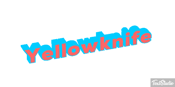Yellowknife Texteffekt
