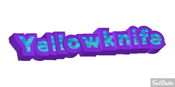 Yellowknife Texteffekt