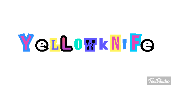 Yellowknife Texteffekt