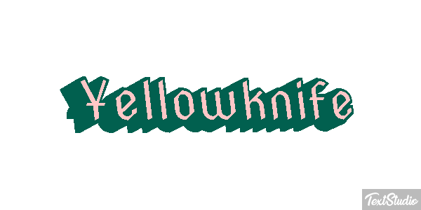 Yellowknife Texteffekt