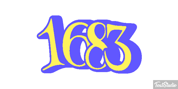 1683 Text effect