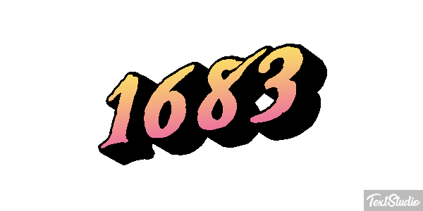 1683 Text effect