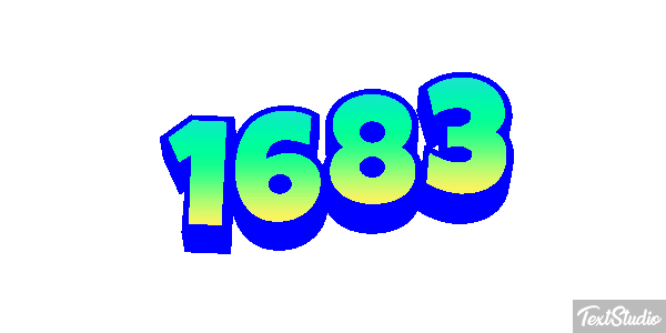 1683 Text effect
