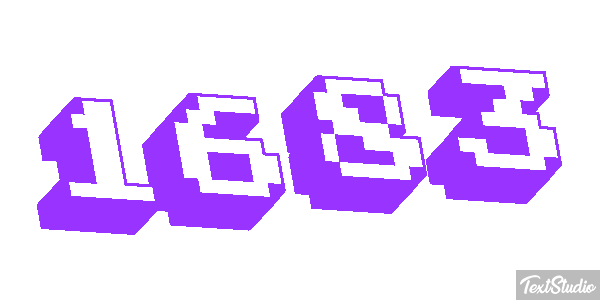 1683 Text effect