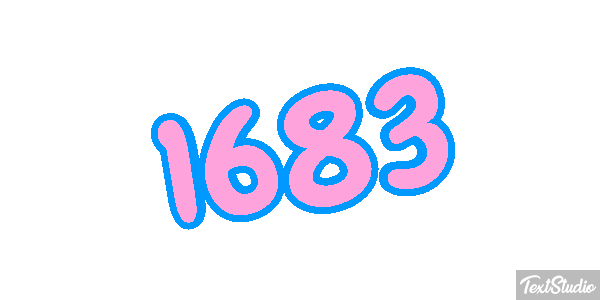 1683 Text effect