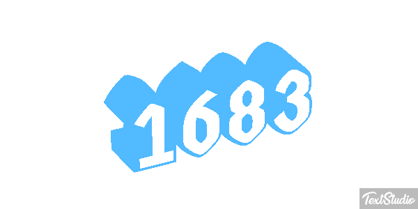 1683 Text effect