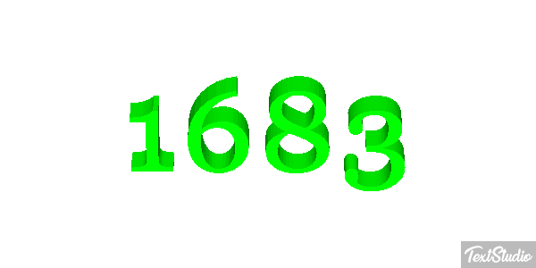 1683 Text effect