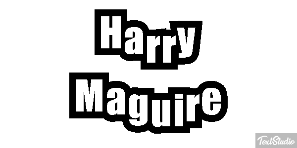 Harry Maguire Efeito do texto