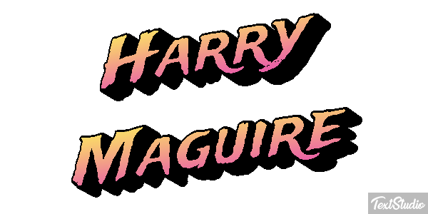 Harry Maguire Efeito do texto