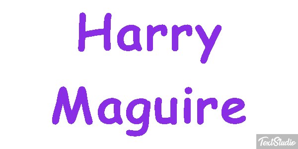 Harry Maguire Efeito do texto