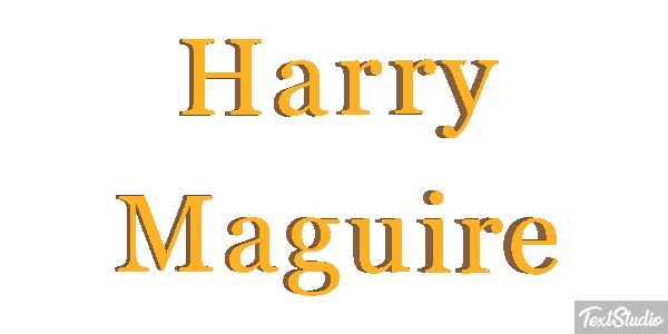 Harry Maguire Efeito do texto