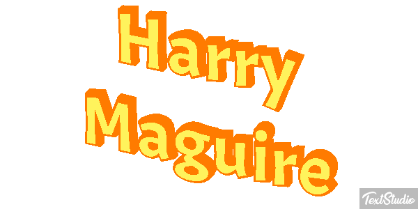 Harry Maguire Efeito do texto