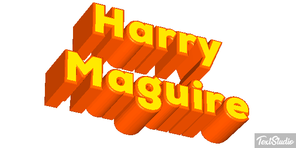 Harry Maguire Efeito do texto