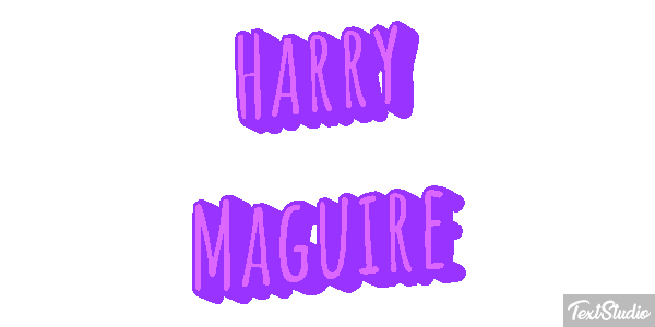 Harry Maguire Efeito do texto