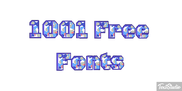 1001 Free Fonts Text effect