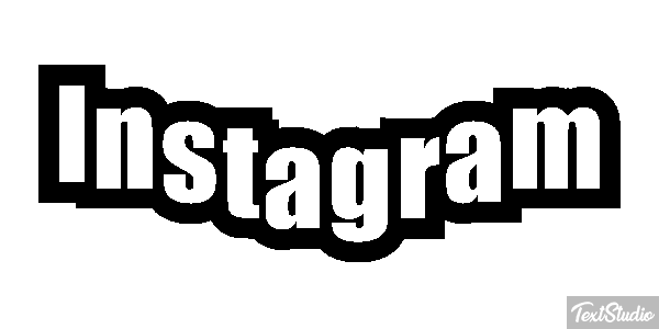 Instagram Текстовый эффект