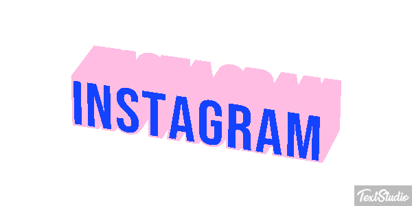 Instagram Текстовый эффект