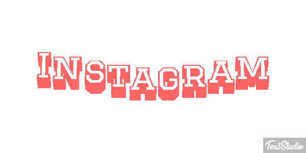 Instagram Текстовый эффект