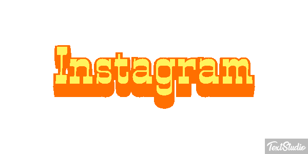 Instagram Текстовый эффект