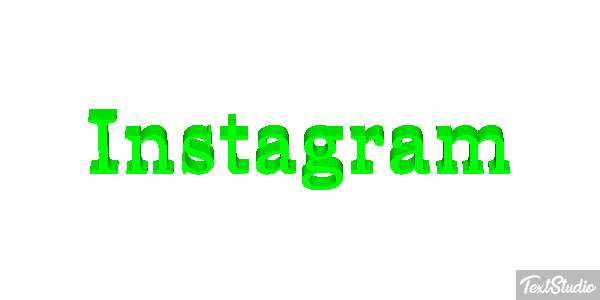 Instagram Текстовый эффект
