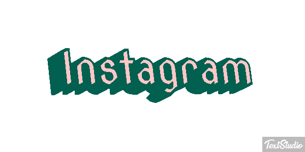 Instagram Текстовый эффект