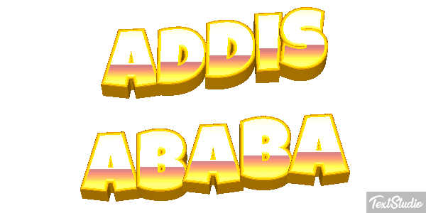 Addis Ababa Текстовый эффект