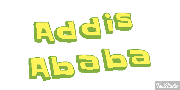 Addis Ababa Текстовый эффект