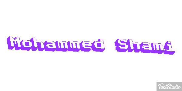 Mohammed Shami Efeito do texto