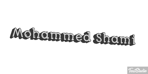 Mohammed Shami Efeito do texto