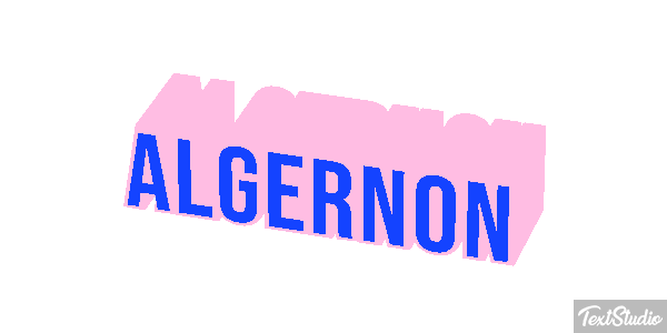 Algernon Effet de texte