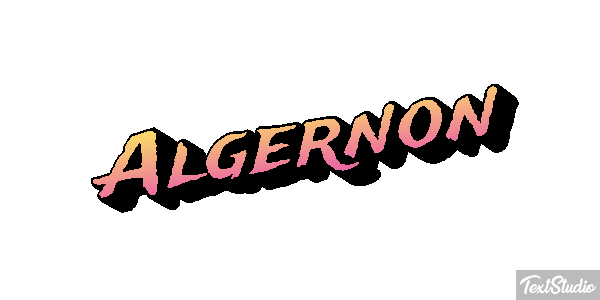 Algernon Effet de texte